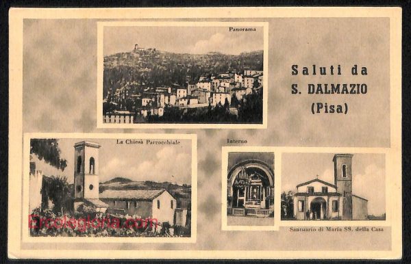 ad7148 - CARTOLINA D'EPOCA - Pisa Provincia - San Dalmazio