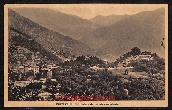 ae0520 - CARTOLINA  D'EPOCA - Arezzo Provincia - Serravalle