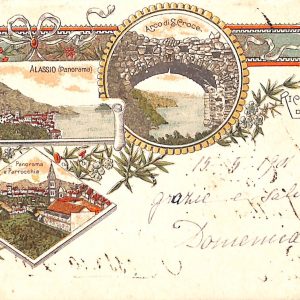 ab7220 -  CARTOLINA  D'EPOCA - Savona Provincia - ALASSIO 1901