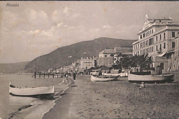 ab7228 -  CARTOLINA  D'EPOCA - Savona Provincia - ALASSIO