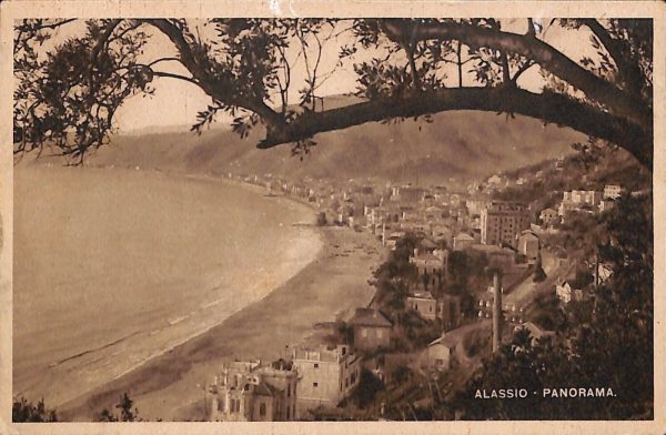 ab7230 -  CARTOLINA  D'EPOCA - Savona Provincia - ALASSIO.