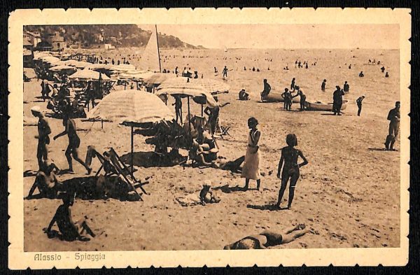 ab7234 -  CARTOLINA  D'EPOCA - Savona Provincia - ALASSIO