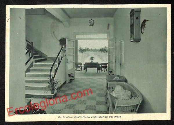 ah9932 - CARTOLINA D'EPOCA - Riccione Città - Villa San Cuore