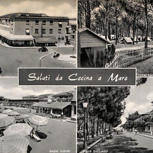 ac7831 - CARTOLINA D'EPOCA - Livorno Provincia - Cecina  1961