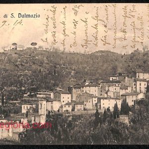 ad7149 - CARTOLINA D'EPOCA - Pisa Provincia - San Dalmazio  1914