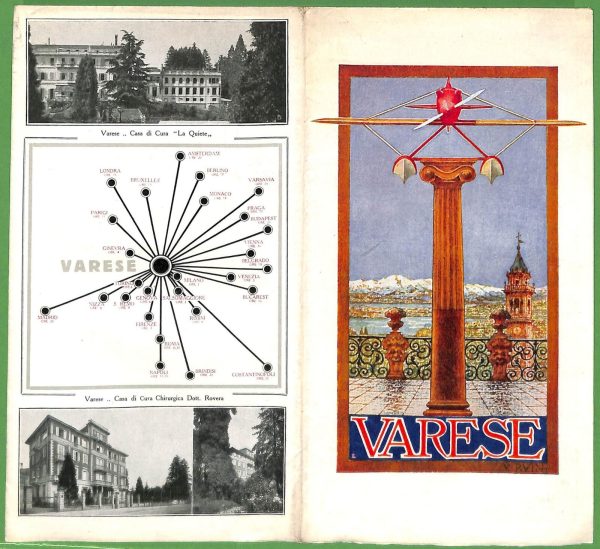 ZA1780 - PUBBLICITA' D'epoca - Libretto pubblicitario  VARESE illustratore RUINI