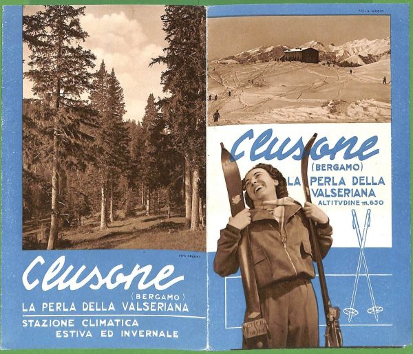 ZA1783 - PUBBLICITA' D'epoca - Libretto pubblicitario  - CLUSONE BG Anni '60