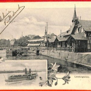 aa7755  - Ansichtskarten VINTAGE  POSTCARD: GERMANY Deutschland - Biebrich 1909