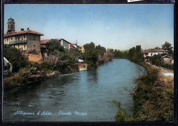 ac3921 - CARTOLINA D'EPOCA - Milano Provincia - ALBIGNANO  D' ADDA
