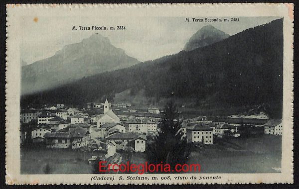ae1101 - CARTOLINA  D'EPOCA - Belluno Provincia - Cadore