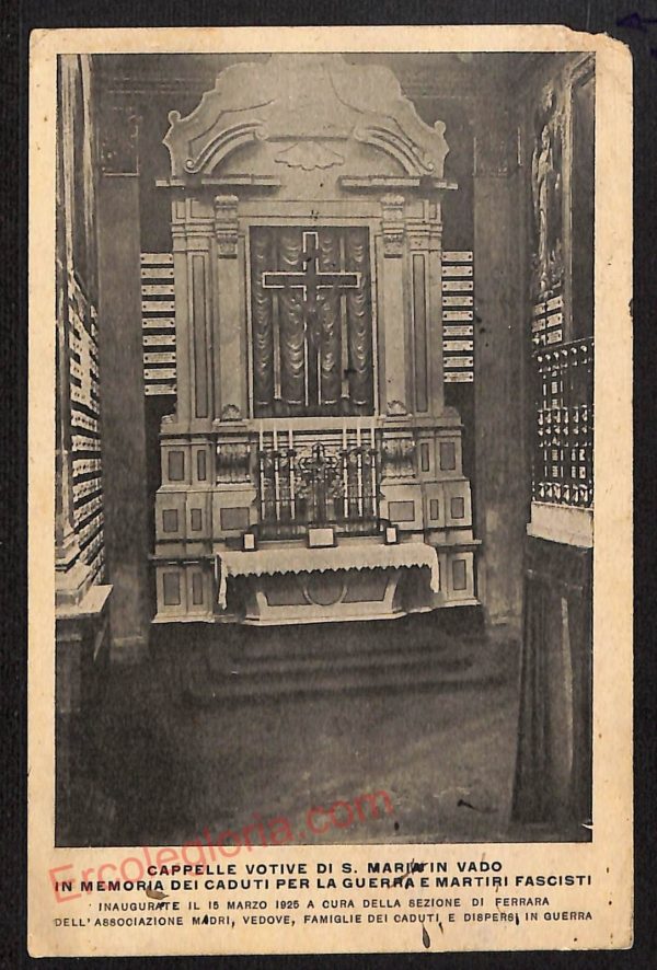 ae6025 - CARTOLINA D'EPOCA - Ferrara Città - Cappelle Votive di S. Maria