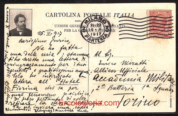 ae1103 - CARTOLINA  D'EPOCA - Belluno Provincia - Cadore   1917 - immagine 2