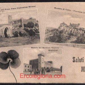 ad8411 - CARTOLINA D'EPOCA - Roma Provincia -   Montalto  1914