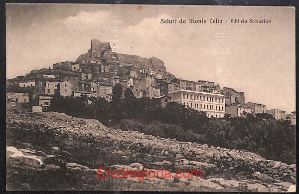 ad8412 - CARTOLINA D'EPOCA - Roma Provincia - Monte Celio  1917