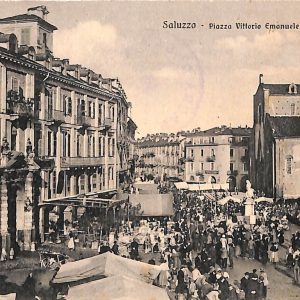 ab4744 -  CARTOLINA  D'EPOCA -  Cuneo Provincia -  SALUZZO