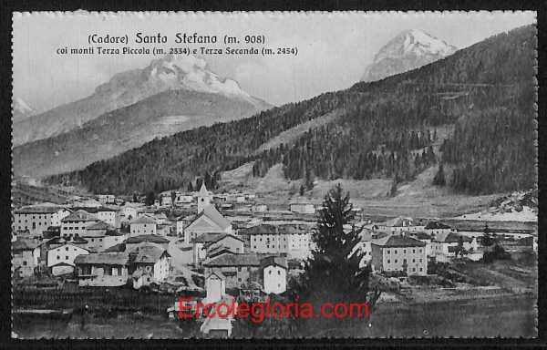 ae1106 - CARTOLINA  D'EPOCA - Belluno Provincia - Cadore