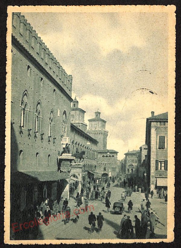 ae6033 - CARTOLINA D'EPOCA - Ferrara Città - Piazza Cattedrale   1953