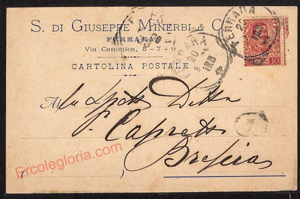 ae6034 - CARTOLINA D'EPOCA - Ferrara Città - S. Giuseppe Minerbi