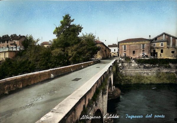 ac3924 - CARTOLINA D'EPOCA - Milano Provincia - ALBIGNANO  D' ADDA