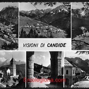 ae1115 - CARTOLINA  D'EPOCA - Belluno Provincia - Candide  1958