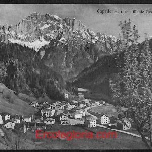 ae1119 - CARTOLINA  D'EPOCA - Belluno Provincia - Caprile   1929