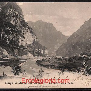 ae1120 - CARTOLINA  D'EPOCA - Belluno Provincia - Cordevole 1907