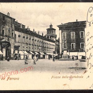 ae6044 - CARTOLINA D'EPOCA - Ferrara Città - Piazza della Cattedrale