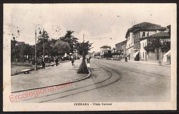 ae6047 - CARTOLINA D'EPOCA - Ferrara Città - Viale Cavour