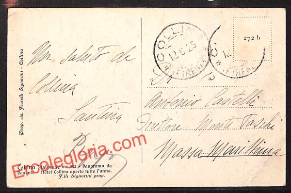 ah8212 - CARTOLINA D'EPOCA - Pistoia Provincia - Collina Pistoiese - immagine 2