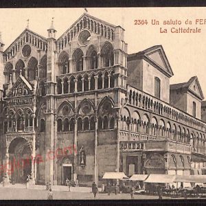 ae6050 - CARTOLINA D'EPOCA - Ferrara Città - La Cattedrale