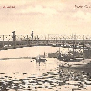 ac7405 - CARTOLINA D'EPOCA - Livorno Città - Ponte Girante