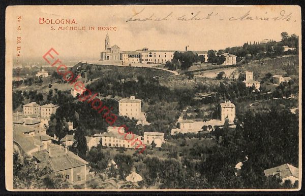 ae2369 - CARTOLINA  D'EPOCA - Bologna Città - S. Michele in Bosco  1901