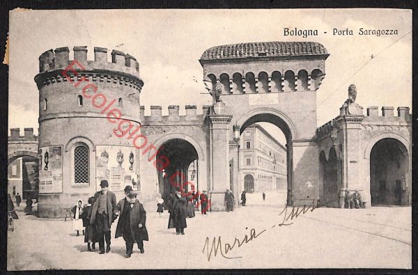 ae2370 - CARTOLINA  D'EPOCA - Bologna Città - Porta Saragozza  1909