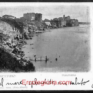 ad8440 - CARTOLINA D'EPOCA - Roma Provincia - Nettuno  1902