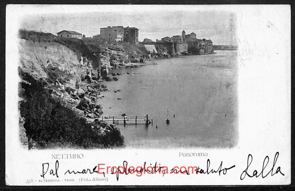 ad8440 - CARTOLINA D'EPOCA - Roma Provincia - Nettuno  1902