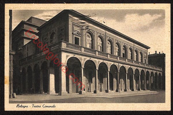 ae2377 - CARTOLINA  D'EPOCA - Bologna Città - Teatro Comunale