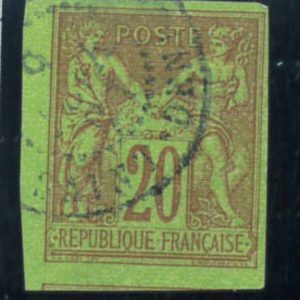 P2711 C - FRENCH COLONIES YVERT 42, USED AT ST. DENNIS (REUNION)