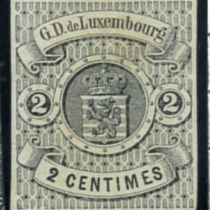 P3976 A - LUXEMBOURG. YVERT NR. 2 UNUSED WITH GUM 4 MARGINS!!!!