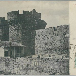 75294 - GREECE - Postal History - POSTCARD with FRENCH POST OFFICE postmark 1909
