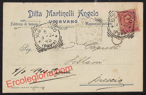 ah6381 - STORIA POSTALE - Pavia Provincia - Vigevano