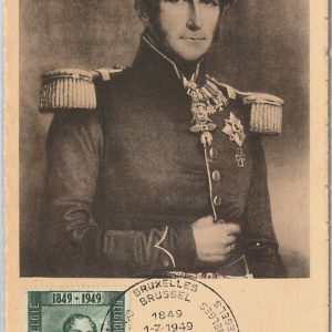57029 - BELGIUM - POSTAL HISTORY: MAXIMUM CARD 1949 - ROYALTY