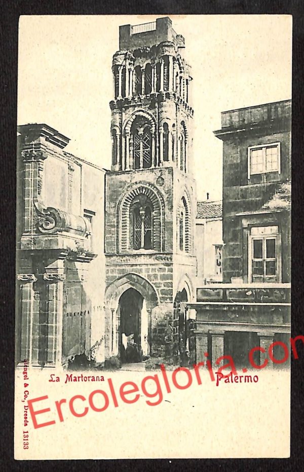 ah4637 - CARTOLINA D'EPOCA - Palermo Città - La Martorana