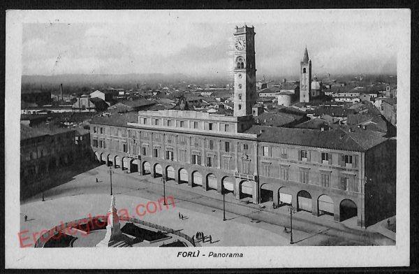 ag0343 - CARTOLINA D'EPOCA - Forlì Città - Panorama  1928
