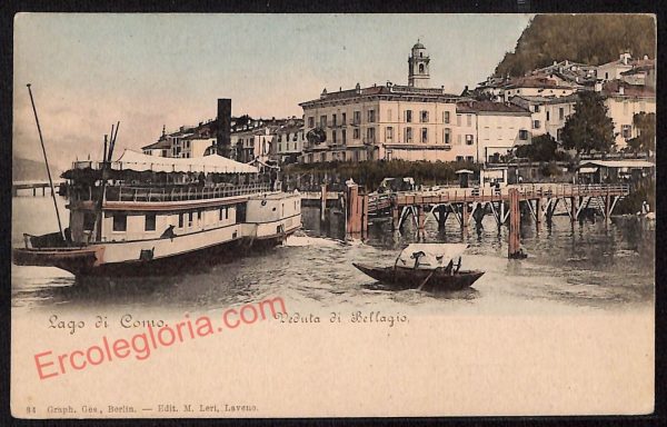 ae5195 - CARTOLINA D'EPOCA - Como Provincia - Bellagio