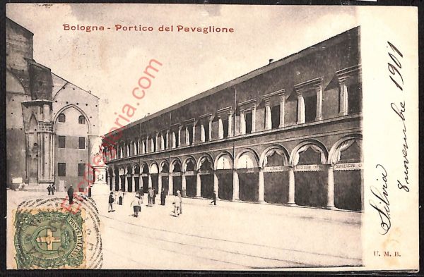 ae2475 - CARTOLINA  D'EPOCA - Bologna Città - Portico del Pavaglione