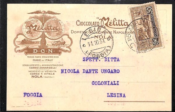 ab8365 - CARTOLINA  D'EPOCA - Napoli  Provincia  - NOLA  1931
