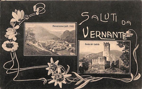 ab4846 -  CARTOLINA  D'EPOCA -  Cuneo Provincia -  VERNANTE