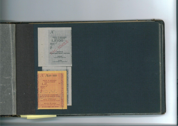 P3873 - ISTITUTO PLIGRAFICO DELLO STATO. LIBRICINO IN PELLE, CAMPIONARIO - immagine 6