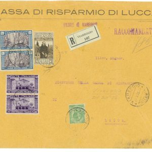 P 1153 - ITALIA REGNO , 1926 ,SASS. 197 (CENTENARIO FRANCESCANO) SU BUSTA