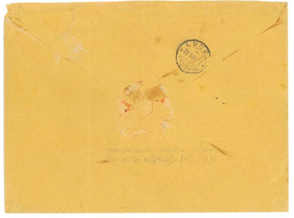 P 1153 - ITALIA REGNO , 1926 ,SASS. 197 (CENTENARIO FRANCESCANO) SU BUSTA - immagine 2